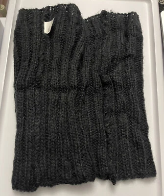 American Rag Chunky 围巾 黑色  — 第 1/2 张图片