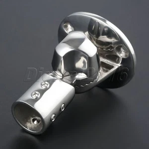VHF Aerial Antenna Ratchet Base Mount Boat Yachting Stainless Silver Hardware - Picture 1 of 10