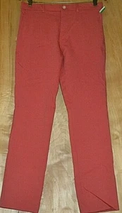TALLIA Men's Flat Front Salmon Color Pants Slacks Size 30" Waist 30.5 Inseam 20R - Picture 1 of 4