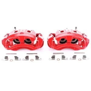 Pinzas rojas traseras Power Stop con par de soportes para 00-05 Ford Excursion - Imagen 1 de 2