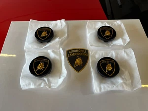 LAMBORGHINI HURACAN ALUFELGEN Nabendeckel Nabenkappen Deckel Kappen Felgendeckel - Bild 1 von 12