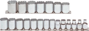 Proto J52215- 3/8" Dr 21 Piece Metric Socket Set - 12 Point  6mm - 26mm - Picture 1 of 2