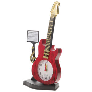  Uhr Ornament für Zuhause Gitarre Alarm Musikalische Wand Student Schreibtisch