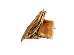 Koret Vintage 1940s Double Clutch VERY RARE Evening Bag Purse Snap Buttons Satin - Picture 1 of 9