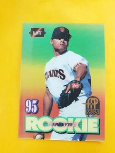 1995 Sportflix Baseball Card Artist proof Rikkert Faneyte #158 Rookie - Picture 1 of 2