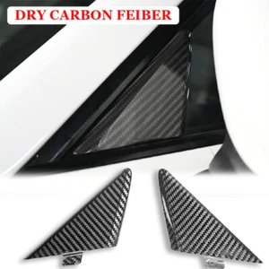 Dry Carbon Fiber A-Pillar Triangle Cover Fit For Porsche 911 12-17 - Picture 1 of 13