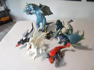 LOT OF 6 - VINTAGE 12” Dragon Toy Figure Softshell Toy Major Trading Company Z#5 - Picture 1 of 7