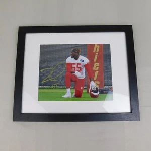 NFL Kansas City Chiefs Frank Clark 8x10 Framed Autographed Signed Photo #C509 - Picture 1 of 6