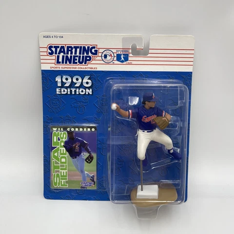 1996 Starting Lineup Wil Cordero Montreal Expos SLU Kenner Sports Figure Cover