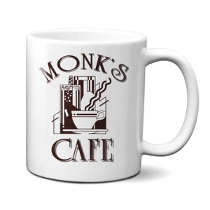 Monk's Restaurant Menu Logo Ceramic 11oz Mug - Picture 1 of 2