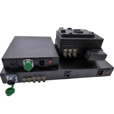 4K Camera Fiber Optic System 10Km 12G/6G/3G-SDI/Ethernet/Genlock & SHED Adapter - Image 1 of 4