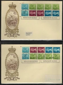 Gran Bretaña 26-1-77 par de folletos 50p sobre Philart f.d.c's (2025/03/28#02) - Imagen 1 de 1