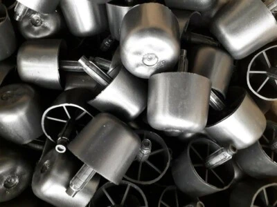 NEW 40MM BLACK PLASTIC, FURNITURE FEET/ GLIDES FOR SOFA,CHAIRS,STOOLS, BEDS ETC.