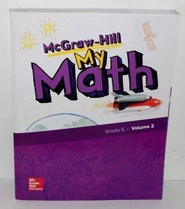 McGraw Hill My Math Grade 5 Vol 2 Student work text New 2018 FREE SHIPPING !!! - Foto 1 di 1