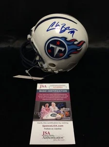 Chris Brown signed Tennessee Titans Mini Helm JSA COA handsigniert -1# - Bild 1 von 5