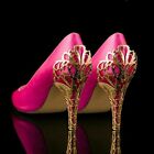 Sexy Metal Heel Buckle Retro High-heeled Shoes Decoration  DIY Wedding Shoes