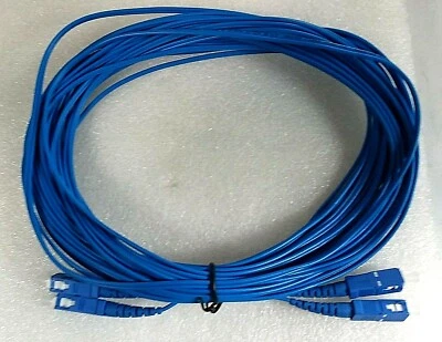 Fiberdyne Blue Sm Dplx B/I 2.0mm , 12m; sc/upc-sc/upc; Part #F921R2GC66012MB-TR - Image 1 of 4