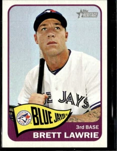 2014 Topps Heritage Brett Lawrie Toronto Blue Jays #38 2 Card Lot - Picture 1 of 2