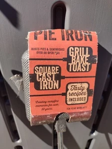 Rome Industries Cast Pie Iron Campfire Square Sandwich Cooker Set of 2 Used - Picture 1 of 5