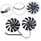 2Pcs 4Pin Gpu Cooling Fan Ha9010h12f-Z 85Mm For Inno-3D Gtx1060 6G Gtx960