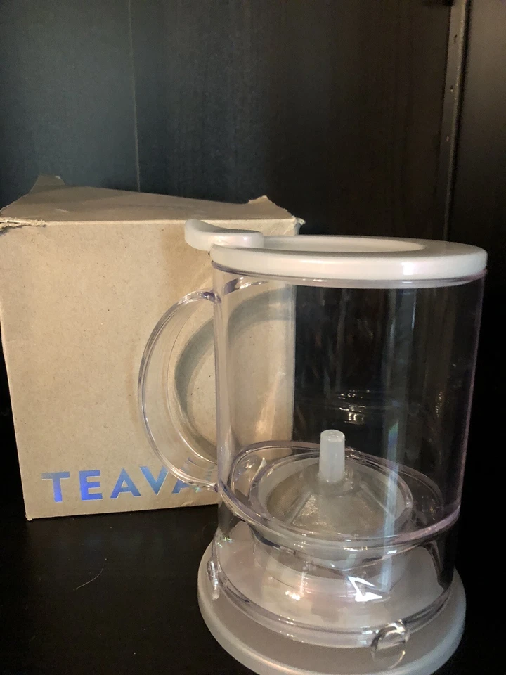 Teavana Perfect Tea Maker Hoja Suelta Infusor de Té 16oz Blanco Perla Nuevo Foto 1 de 4