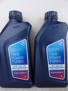 BMW Motoröl 0W30 Original Twin Power Turbo Engine Oil Motorenöl 83212465854 2x1L - Bild 1 von 4