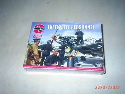 AIRFIX SCALA 1/76 NUOVO SOLDATINI LUFWAFFE PERSONNEL  - Immagine 1 di 2