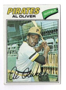 AL OLIVER 1977 TOPPS BASEBALL 130 PITTSBURGH PIRATES