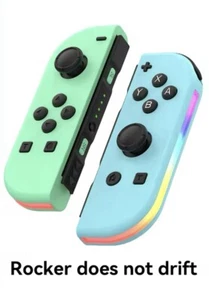 For Nintendo Switch Joy Con Controllers Wireless Gamepad Joystick Green/Blue - Picture 1 of 15