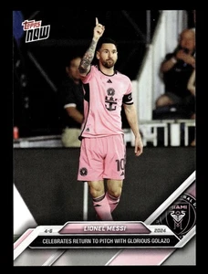 2024 Topps Now MLS Glorious Golazo #31 Lionel Messi - Picture 1 of 2