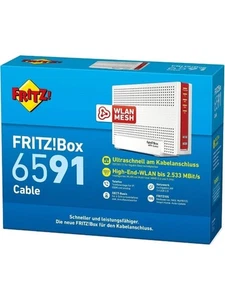 AVM FRITZ!Box 6591 Cable nicht für Vodafone/PYUR geeignet | Zustand: Gut - Bild 1 von 5