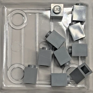 LEGO Ladrillo 1 x 1, 3005, Gris Azulado Claro, CANTIDAD 10 Envío Gratis - Imagen 1 de 1