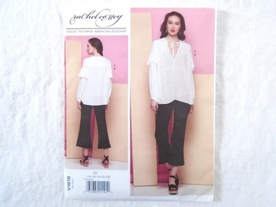 Vogue Pattern 1618 Rachel Comey Tunic and Pants Pattern 14 16 18 20 22 - Image 1 of 4