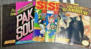 Vtg 90's Nintendo Power Magazine Inserts SMB Dragon warrior Pak Source NES 1 2 3 - Picture 1 of 7