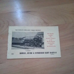 Romney Hythe & Dymchurch Railway World's Smallest Public Railway 1960s Booklet - Picture 1 of 3