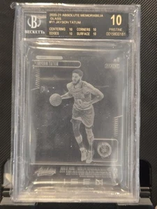 2020-21 Absolute Memorabilia Glas #11 Jayson Tatum BGS 10.0 - Bild 1 von 2