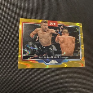Fermalibro Kai Kara France 2025 Topps Chrome 1/50 Gold Raywave prima stampa - Foto 1 di 7