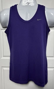 Nike Dri-Fit Regular Fit Classic Gym Workout Tank Top Shirt- Women's Medium - Picture 1 of 5