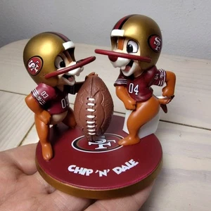Danbury Mint San Francisco 49ers Disney Chip N Dale Figur mit Originalkarton - Bild 1 von 8