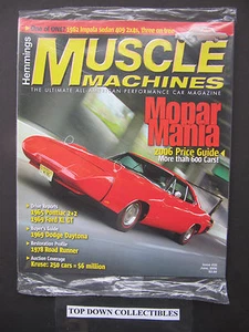 Hemmings Muscle Machines June 2006 Issue #33 Mopar Mania Unopened - Foto 1 di 1