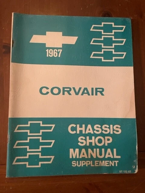 ~Chevrolet Corvair 1967~Suplemento manual de taller de chasis~ST 132-67~ Foto 1 de 1