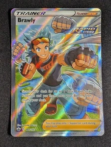 Pokemon Brawly 188/198 Ultra Rare Full Art Chilling Reign NM - Picture 1 of 2