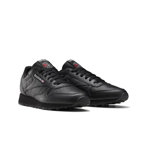 Zapatillas hombre Reebok Classic Leather CL LTHR GY0955 cuero negro - Imagen 1 de 6