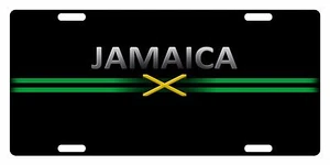 JAMAICA Custom License Plate Jamaican Emblem Jamaica Version  - Bild 1 von 1