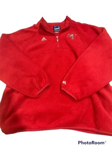 Preowned Adidas NFL Tampa Bay buccaneers Half Zip sweater Size 2XL R2 - Picture 1 of 5