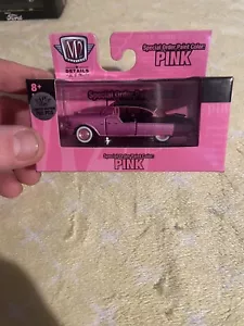 M2 Machines Pink Chase Car 1955 Pontiac Star Chief 1/750 1:64 S110 22-44 - Bild 1 von 6