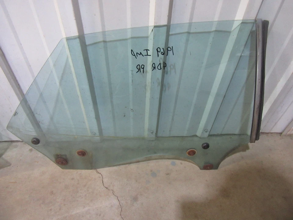 1969 Chevrolet Impala Caprice 4 door hardtop door window glass tinted green PR - Image 1 of 1