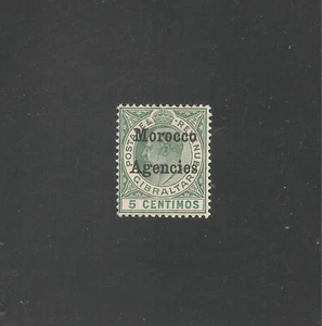 Gran Bretaña Marruecos #20 (SG #17) EN MUY BUEN ESTADO COMO NUEVO LH - 1904 5c Rey Eduardo VII - Imagen 1 de 2