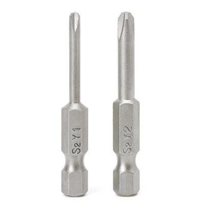 2 Pcs 50mm 4 Shank Tri-wing Y Tip for Head Screwdriver Bits Set - Image 1 of 4