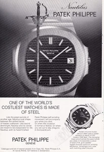 Patek Philippe Nautilus Original 1978 Vintage ¡Anuncio impreso!! - Imagen 1 de 1